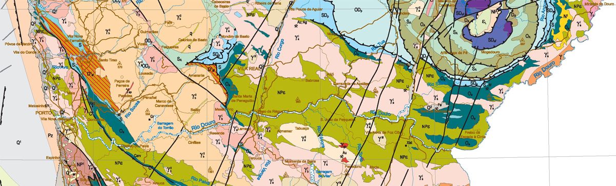 Mapa Geológico de Espanha e Portugal à escala 1:1 000 000